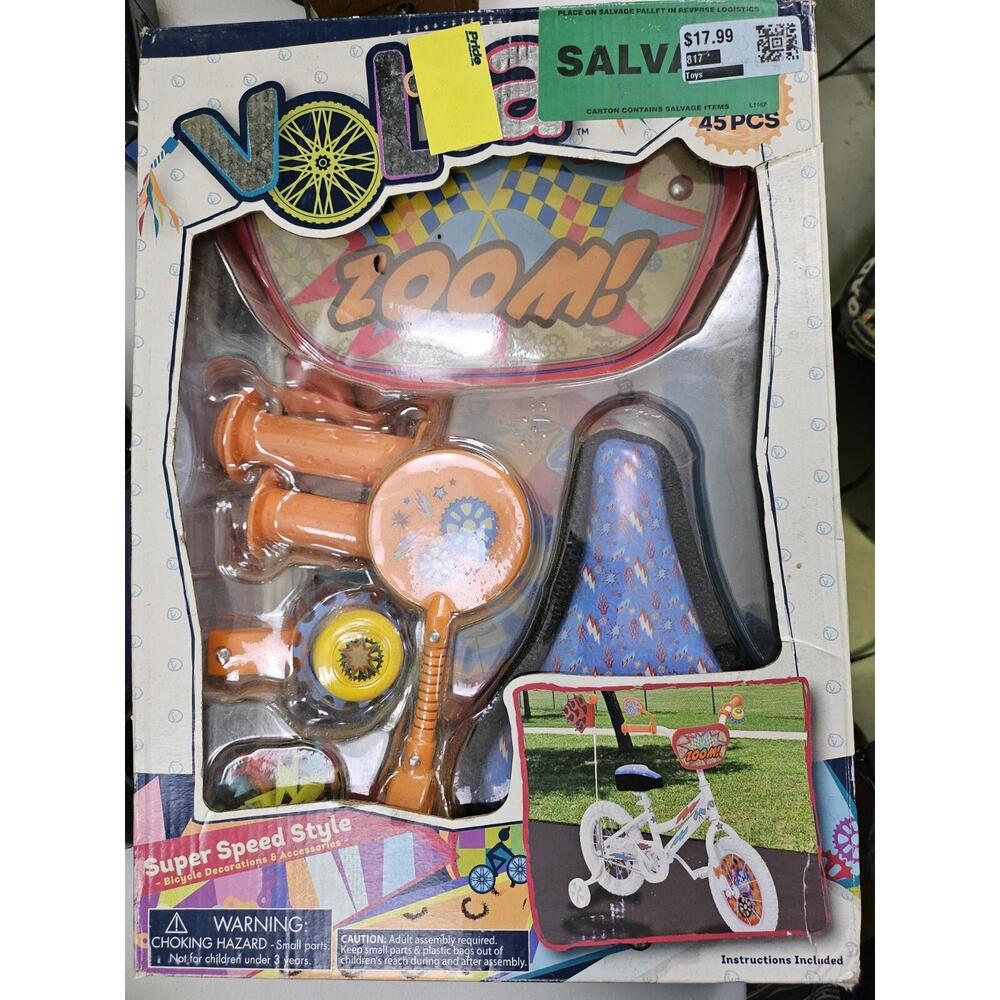 Volta Zoom Super Speed Style Children's Bicycle Decorations Bike Accessories New